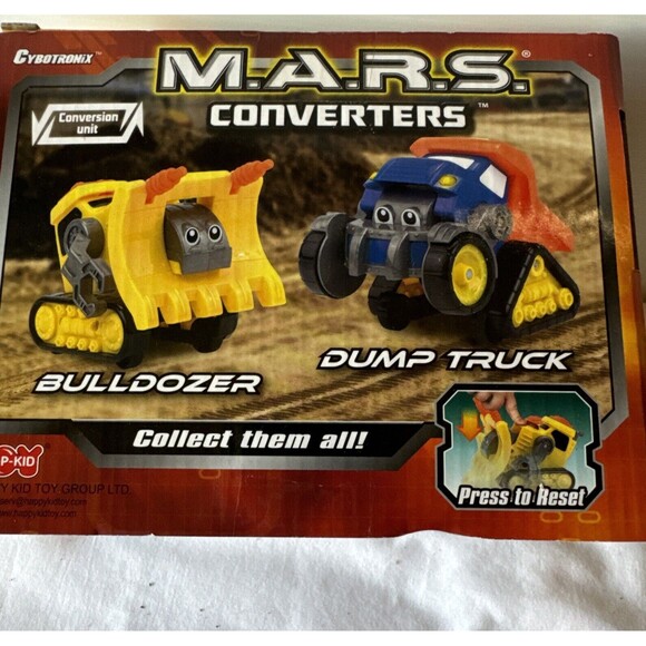 M.A.R.S. Converters Cybotronix Robot Bulldozer Truck with Lights and Sounds Toy - Picture 2 of 3